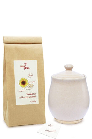 Kit Seminte de floarea-soarelui ECO descojite si coapte 200g