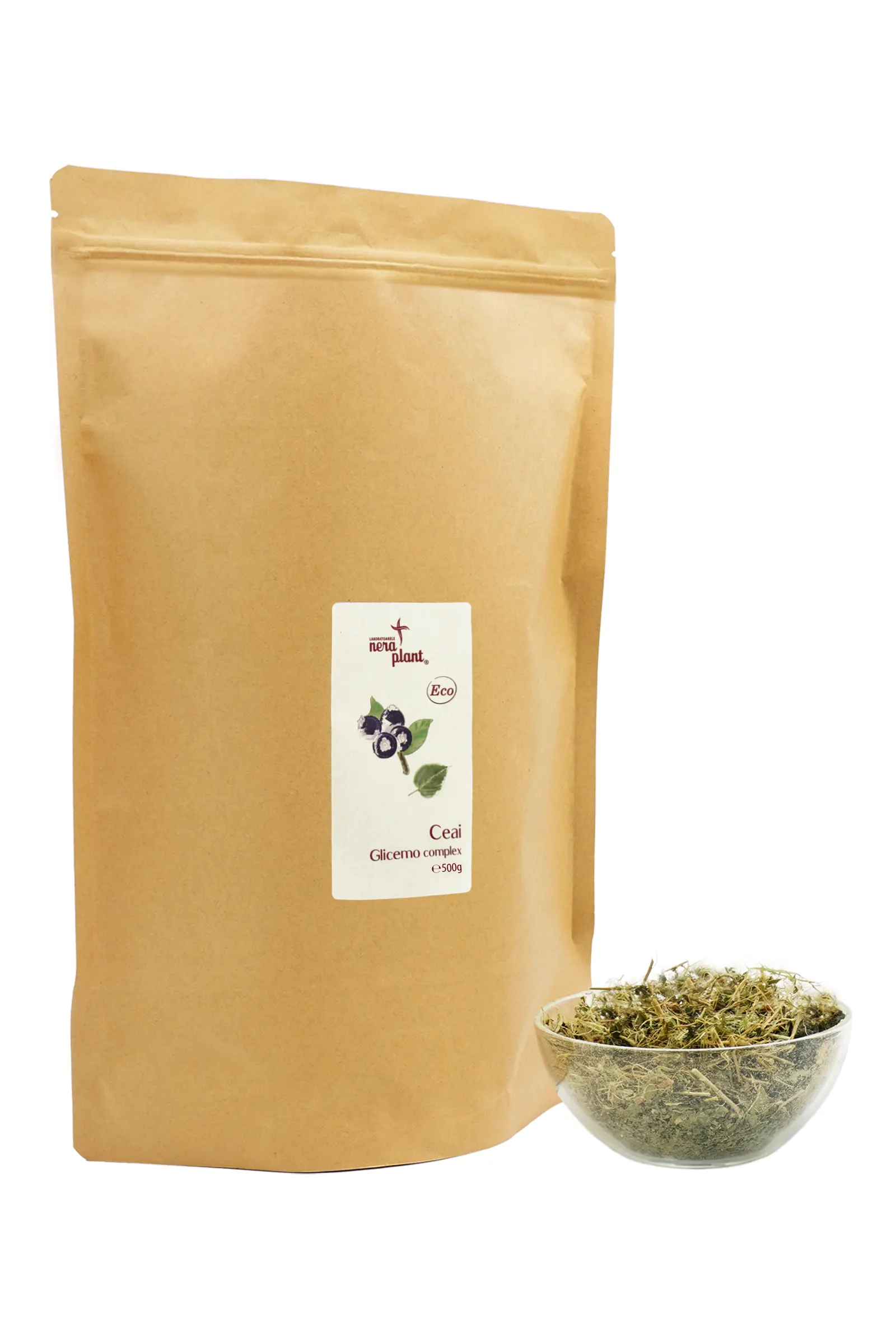 Ceai nera plant Glicemo-Complex Eco 500g