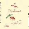 Deodorant cu grapefruit 50ml - imagine 2