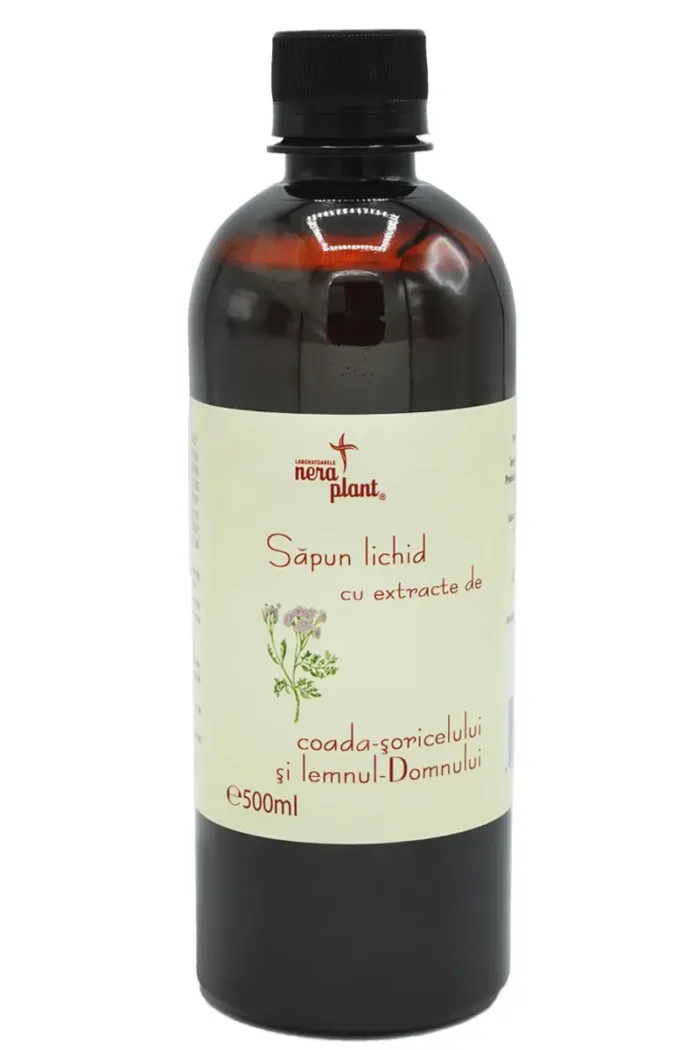 Sapun lichid cu coada-soricelului si lemnul-Domnului 500ml