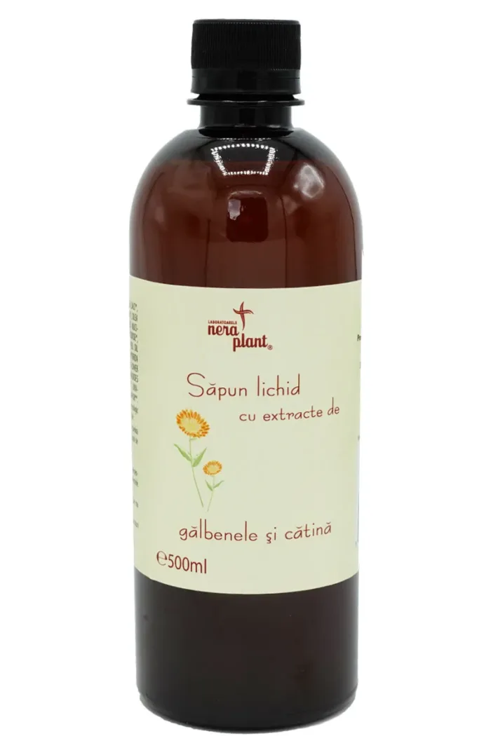 Sapun lichid cu galbenele si catina 500ml