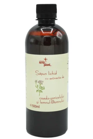 Sapun lichid cu coada-soricelului si lemnul-Domnului 500ml