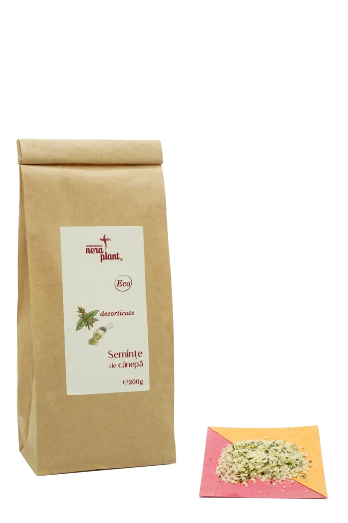 Seminte de canepa ECO decorticate 200g - imagine 3