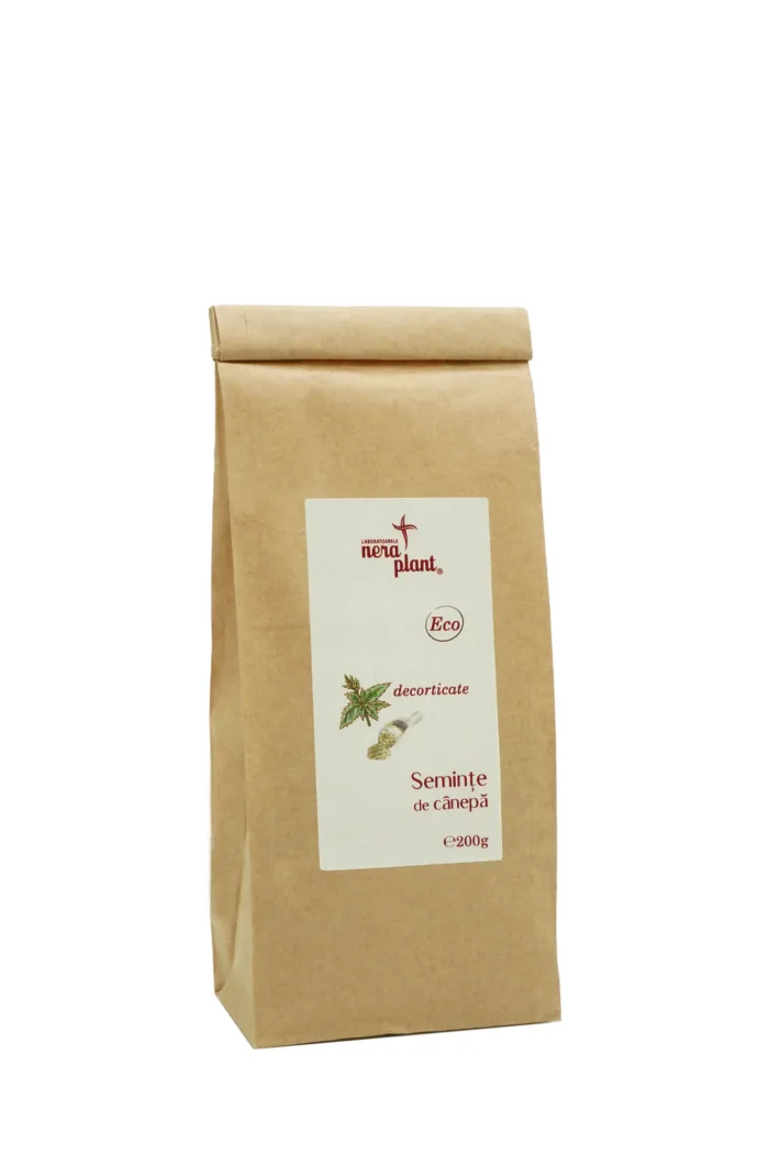 Seminte de canepa ECO decorticate 200g
